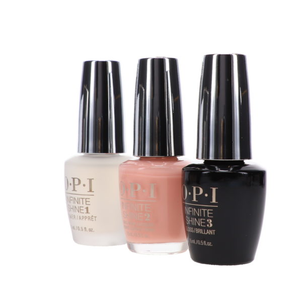 OPI Infinite Shine Bubble Bath 0.5 oz & Base Coat Prime + Gloss Top Coat Infinite Shine Duo Set Combo Pack