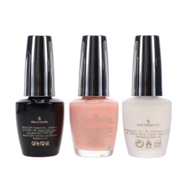 OPI Infinite Shine Bubble Bath 0.5 oz & Base Coat Prime + Gloss Top Coat Infinite Shine Duo Set Combo Pack