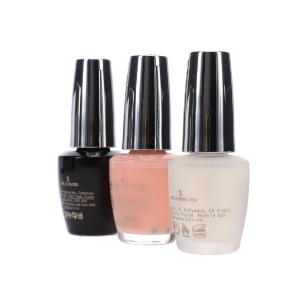 OPI Infinite Shine Bubble Bath 0.5 oz & Base Coat Prime + Gloss Top Coat Infinite Shine Duo Set Combo Pack