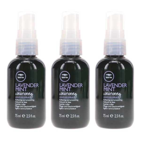 Paul Mitchell Tea Tree Lavender Mint Conditioner Spray 2.5 oz 3 Pack