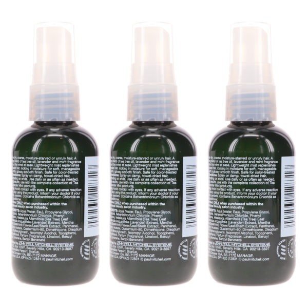 Paul Mitchell Tea Tree Lavender Mint Conditioner Spray 2.5 oz 3 Pack