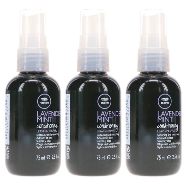 Paul Mitchell Tea Tree Lavender Mint Conditioner Spray 2.5 oz 3 Pack