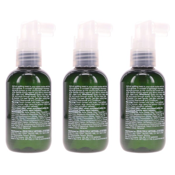 Paul Mitchell Tea Tree Lemon Sage Thickening Spray 2.5 oz 3 Pack