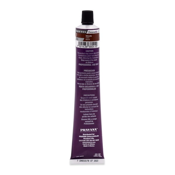 PRAVANA ChromaSilk Creme Hair Color with Silk & Keratin Protein, 7 Blonde