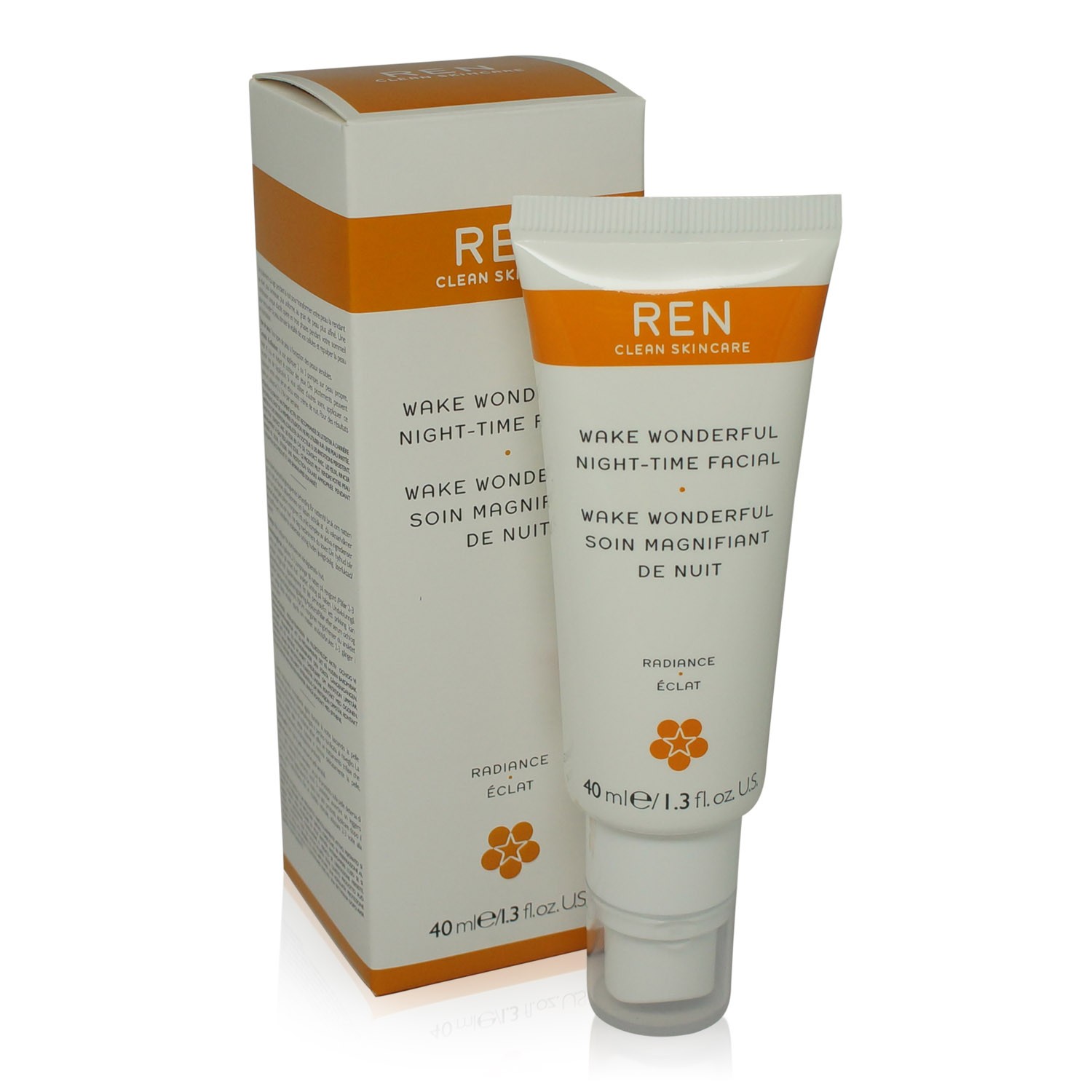REN Skincare Wake Wonderful Night-Time Facial 1.3 Oz