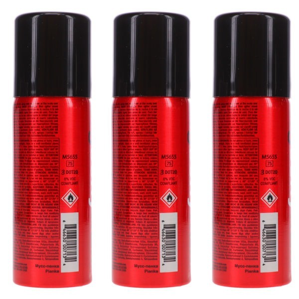 Sexy Hair Big Sexy Hair Root Pump Volumizing Spray Mousse 1.6 oz 3 Pack