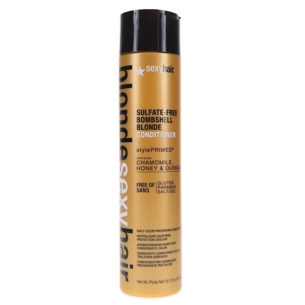 Sexy Hair Blond Bombshell Blonde Sulfate Free Daily Conditioner 10.1 Oz