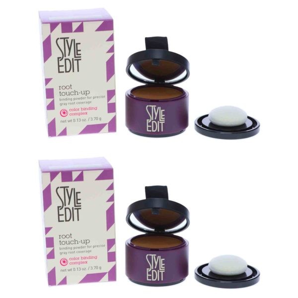 Style Edit Root Touch Up Powder Light Brown 0.13 oz 2 Pack