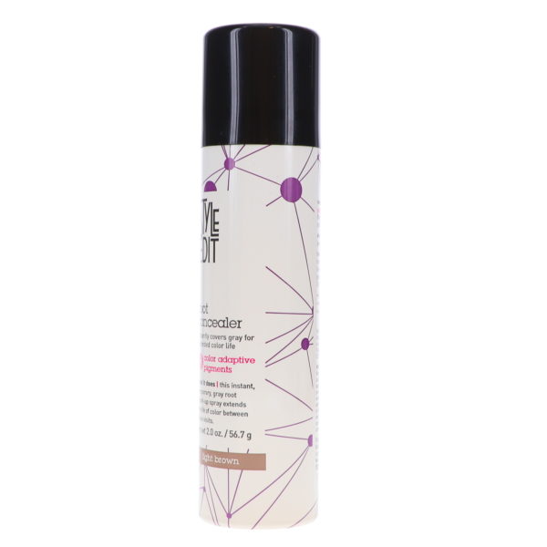 Style Edit Light Brown Root Concealer Touch Up Spray 2 oz