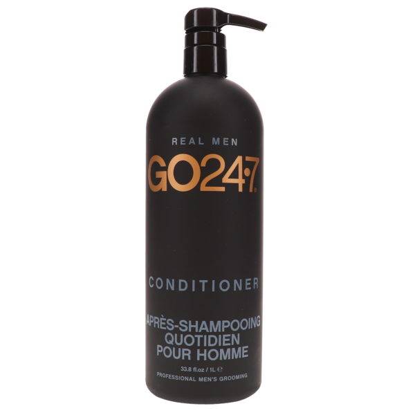 GO247 Real Men Shampoo and Conditioner 33.8 oz. Combo Pack