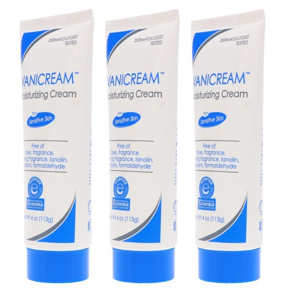 Vanicream Moisturizing Skin Cream for Sensitive Skin - 4 Oz (Pack of 3)