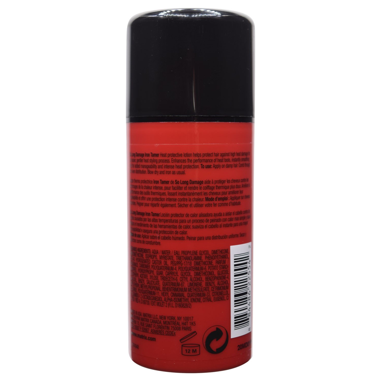 Matrix Total Results So Long Damage Iron Tamer Heat Protective Lotion 3.4 Oz