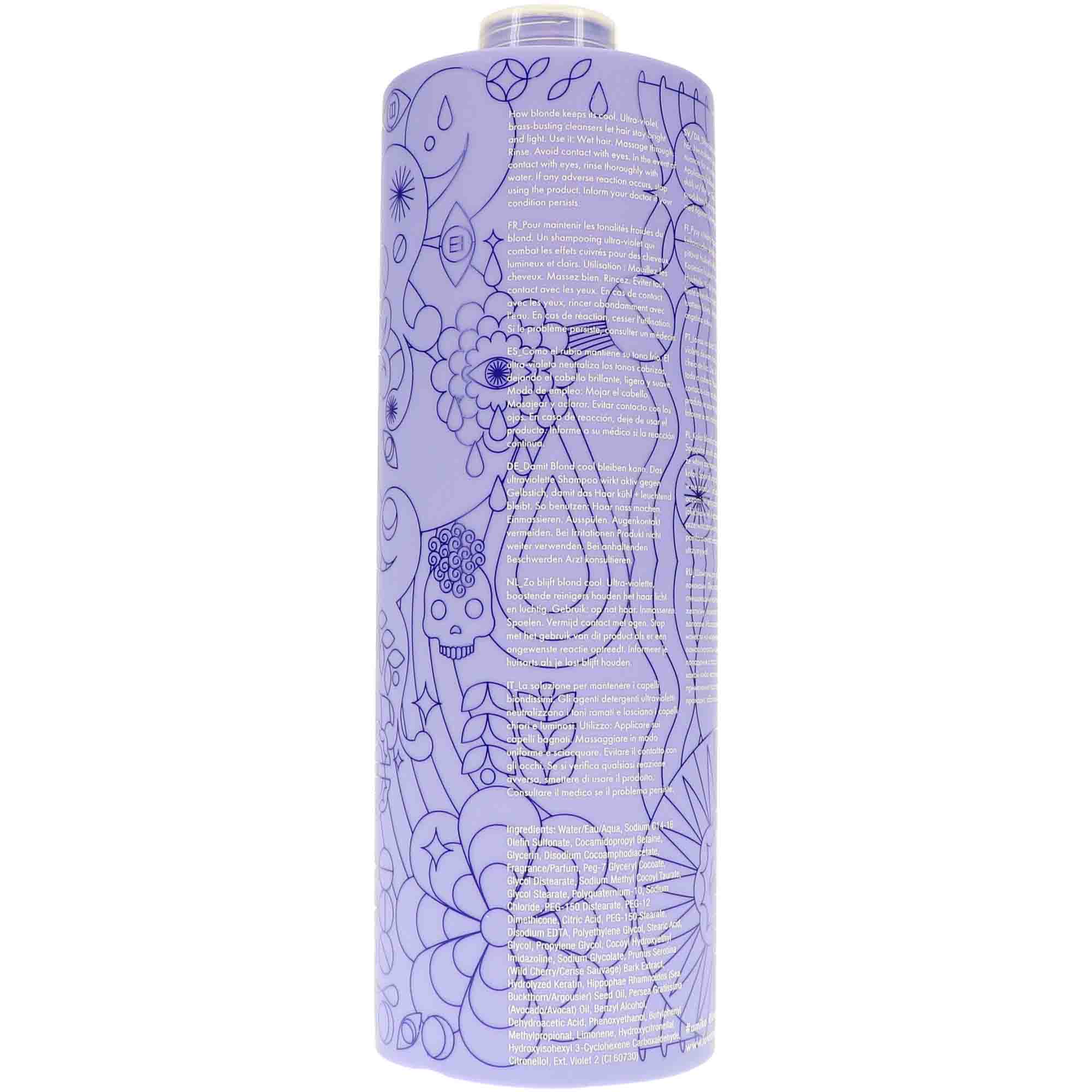 Amika Bust Your Brass Cool Blonde Shampoo, 33.8 oz.