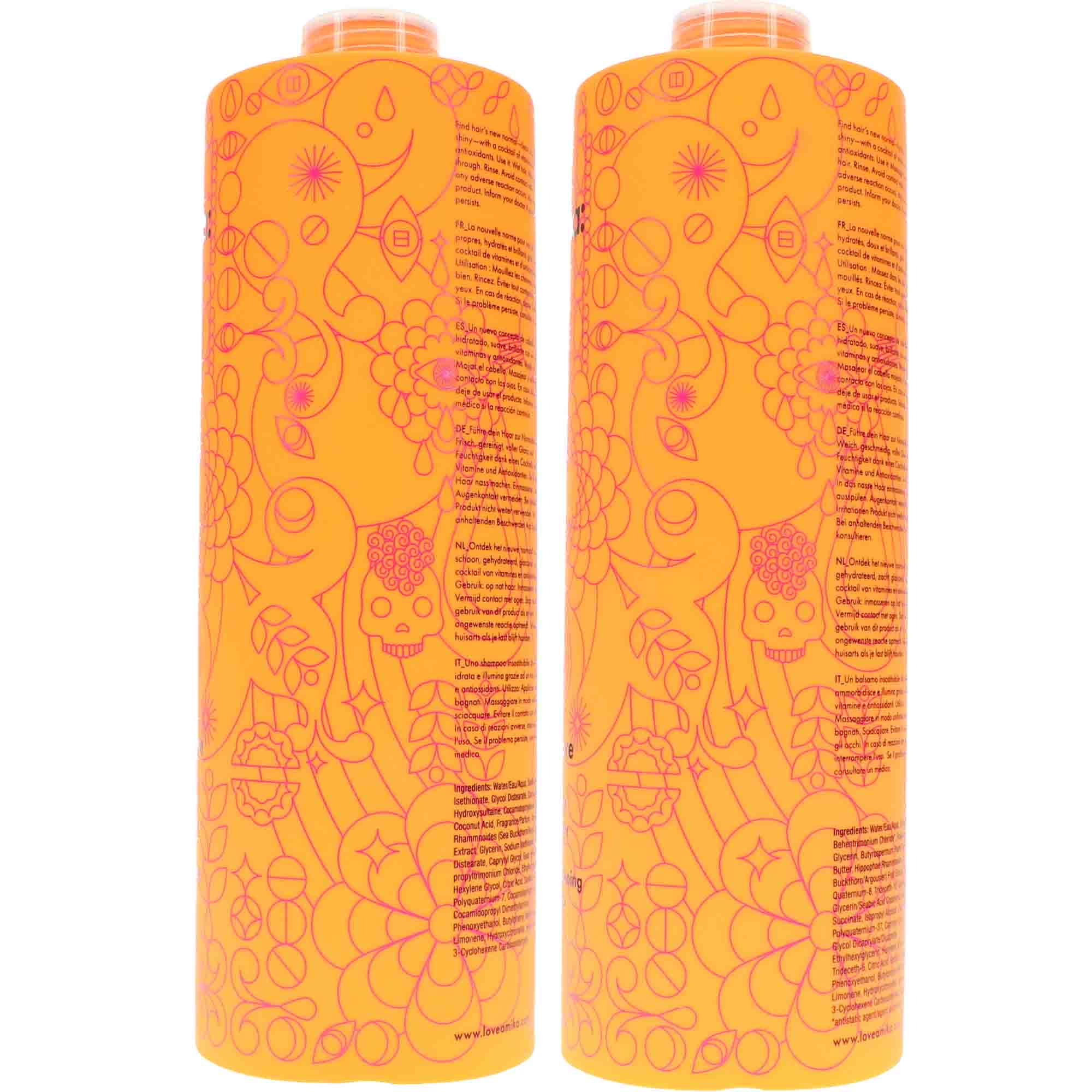 Amika Normcore Signature Shampoo 33.8 oz & Conditioner 33.8 oz Combo Pack