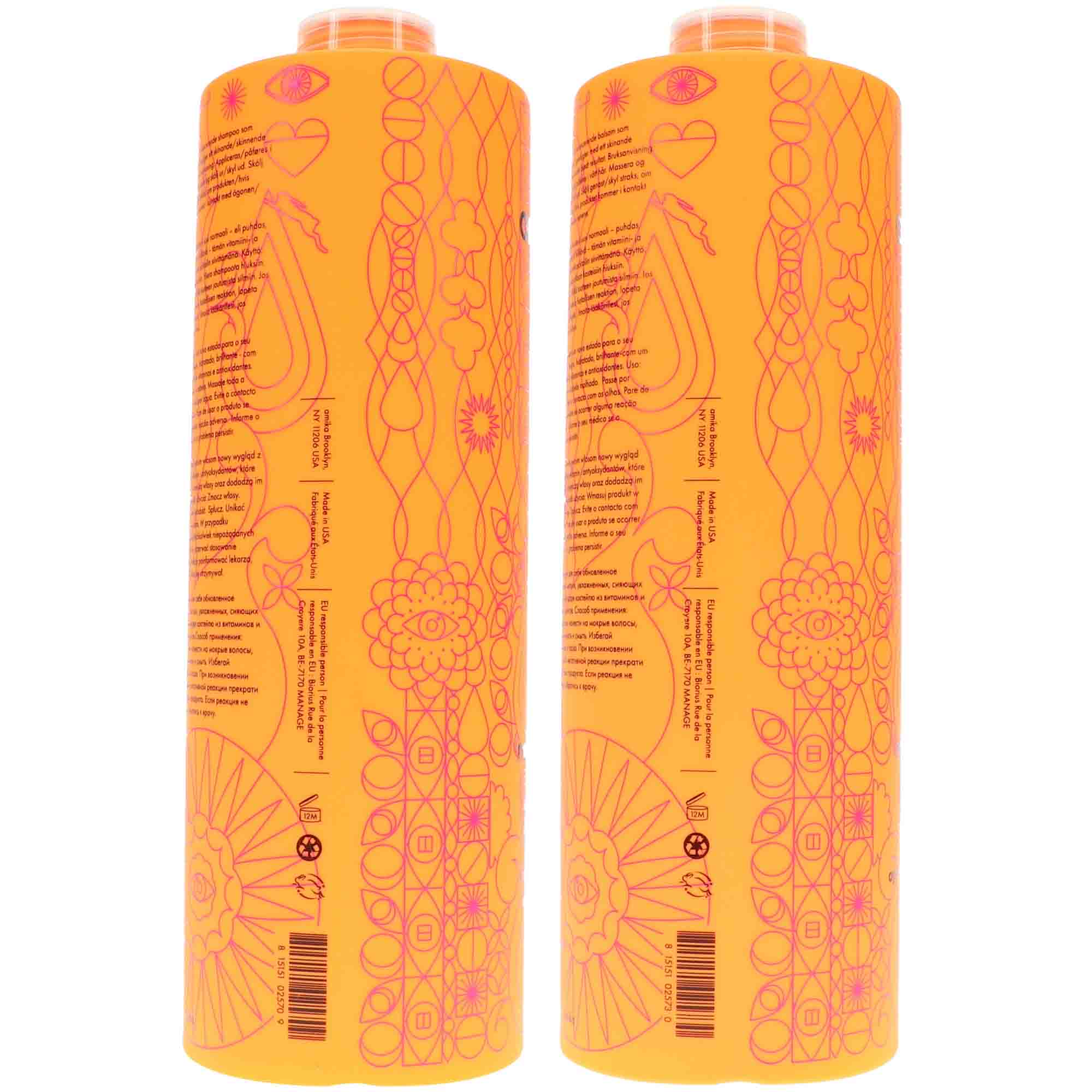 Amika Normcore Signature Shampoo 33.8 oz & Conditioner 33.8 oz Combo Pack