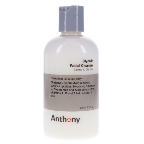 Anthony Glycolic Facial Cleanser, 8 oz.