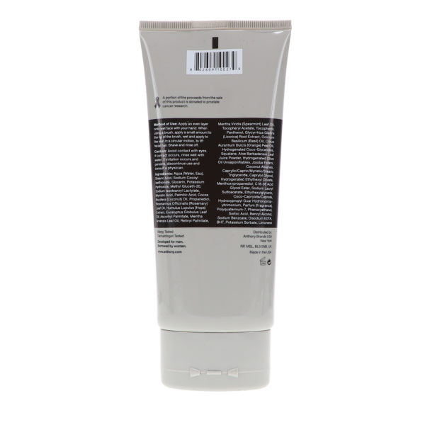 Anthony Shave Cream, 6 oz.