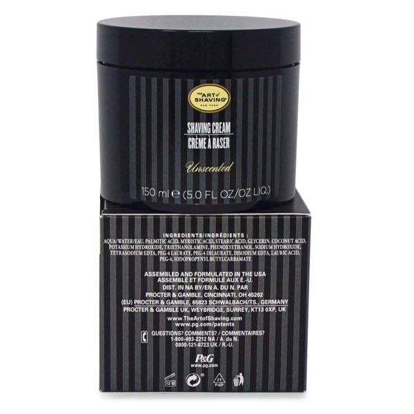 The Art of Shaving Shaving Cream, Unscented, 5 Oz