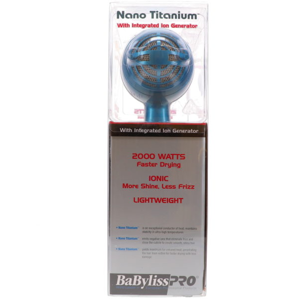 BaBylissPRO Nano Titanium Mid Size Hair Dryer