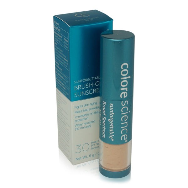 Colorescience Sunforgettable Brush on Sunscreen SPF 30 Medium 0.21 oz.