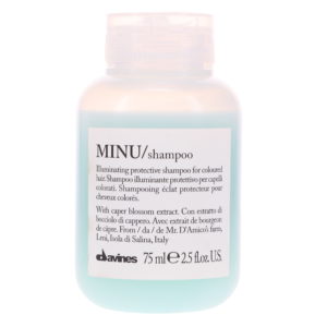 Davines MINU Illuminating Shampoo 2.5 oz & Davines MINU Illuminating Conditioner 2.5 oz Combo Pack