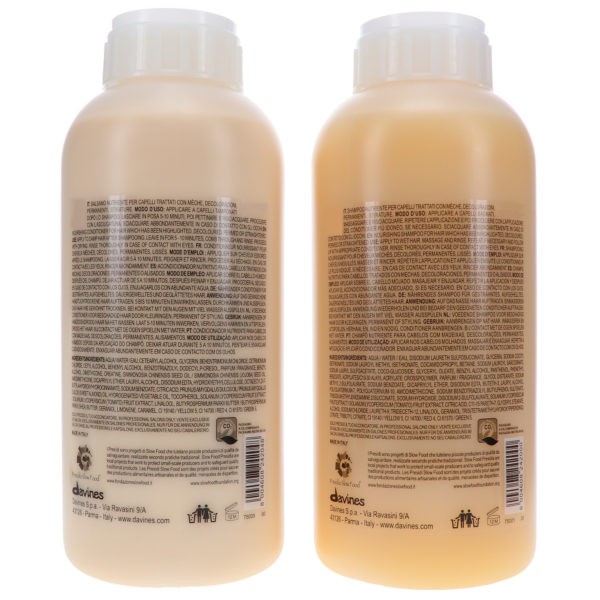 Davines NOUNOU Nourishing Shampoo 33.8 oz & NOUNOU Nourishing Conditioner 33.8 oz Combo Pack