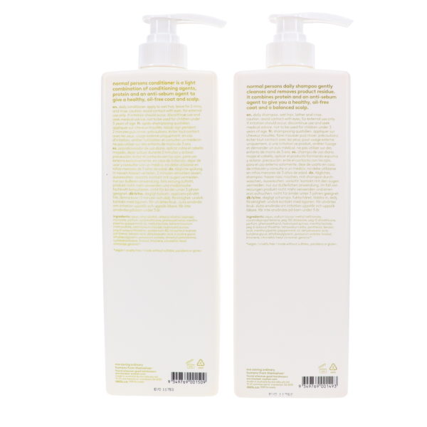 EVO Normal Persons Daily Shampoo & Daily Conditioner 33.8 Oz Combo Pack