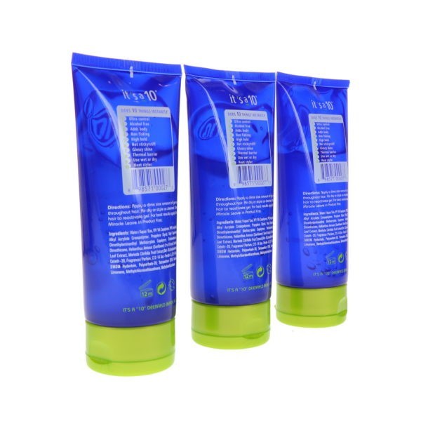 Its A 10 Miracle Firm Hold Gel 5 oz 3 Pack