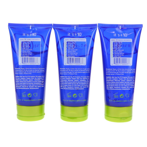 Its A 10 Miracle Firm Hold Gel 5 oz 3 Pack