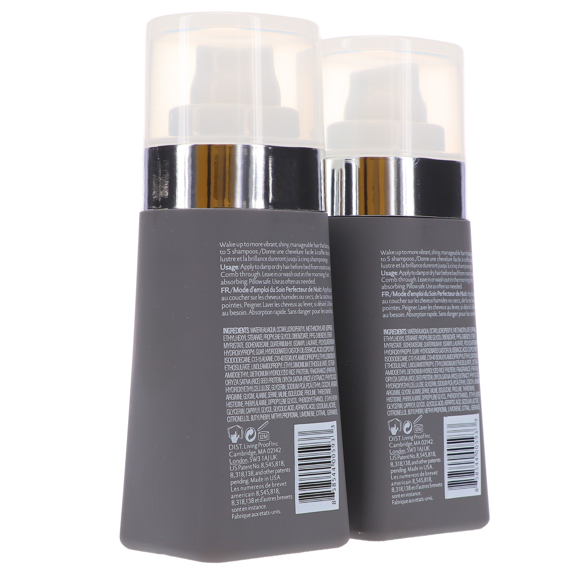 Living Proof Perfect Hair Day Night Cap Overnight Perfector 4 oz. Two Pack