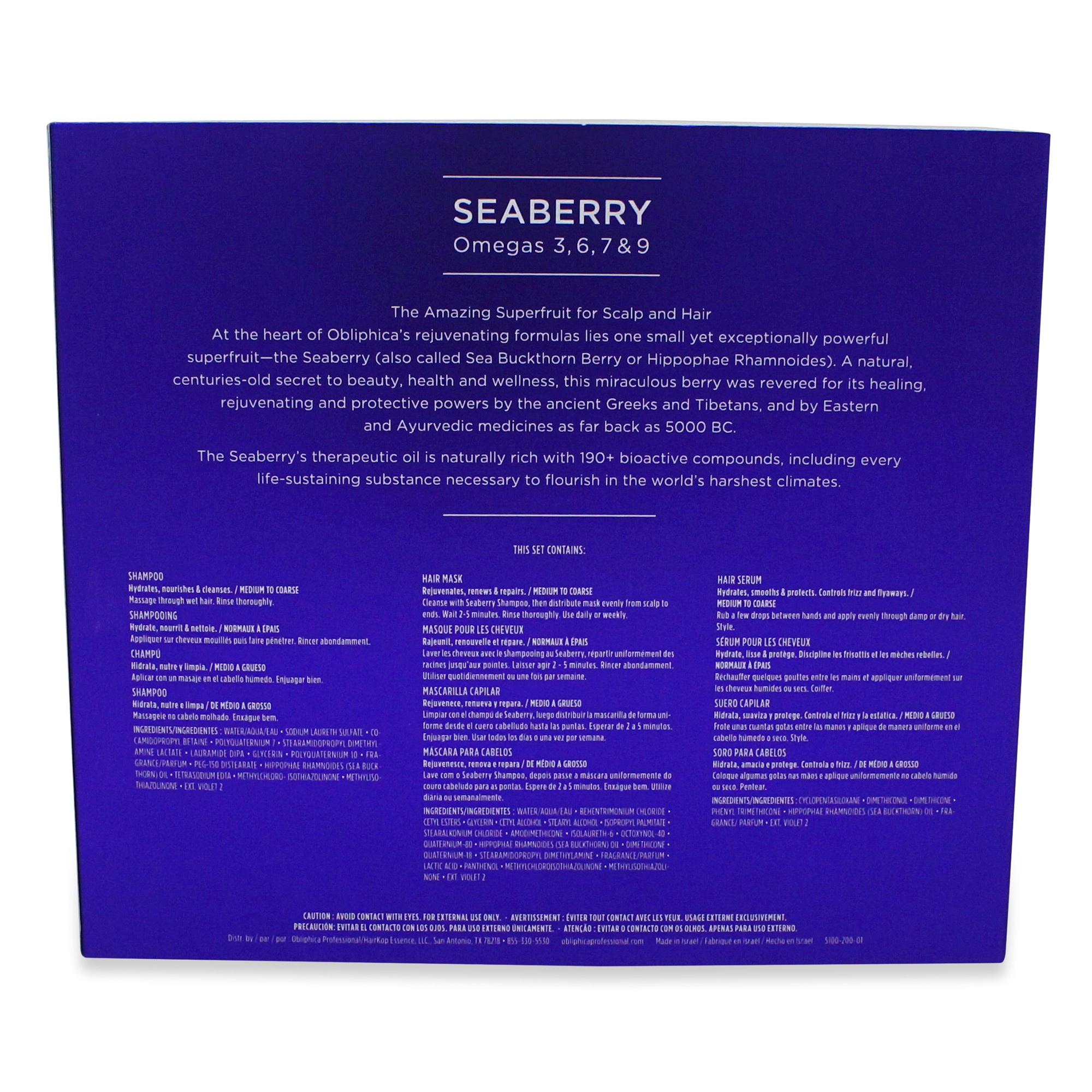 Obliphica Seaberry Intense Regiment Kit Medium/Coarse