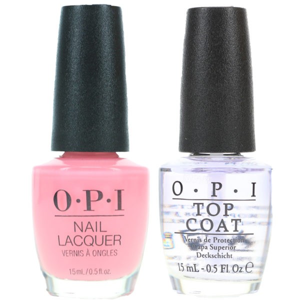 OPI It's A Girl NLH39 .5 oz & Top Coat T30 .5 oz Combo Pack