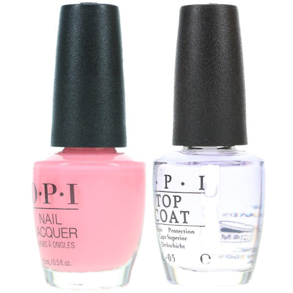 OPI It's A Girl NLH39 .5 oz & Top Coat T30 .5 oz Combo Pack