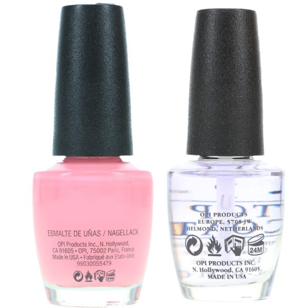 OPI It's A Girl NLH39 .5 oz & Top Coat T30 .5 oz Combo Pack