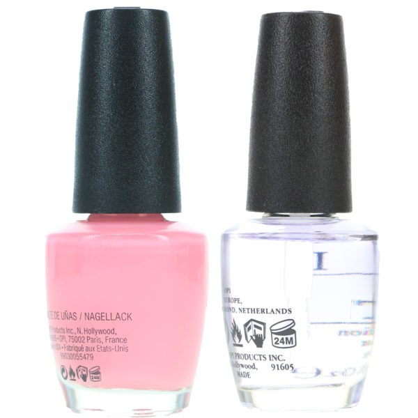 OPI It's A Girl NLH39 .5 oz & Top Coat T30 .5 oz Combo Pack