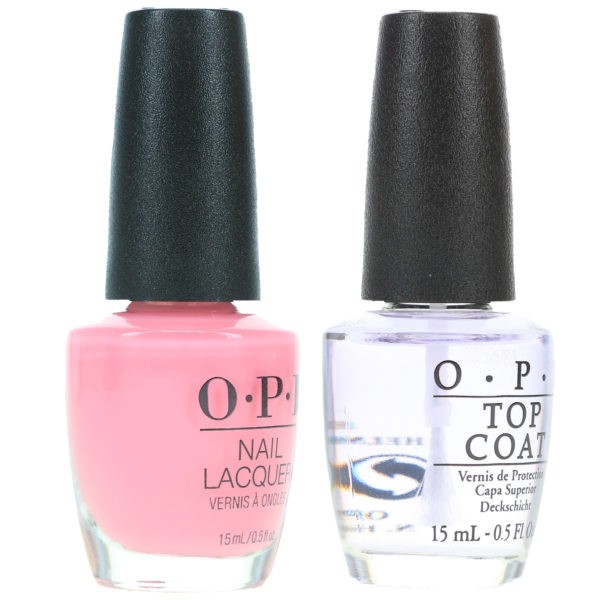 OPI It's A Girl NLH39 .5 oz & Top Coat T30 .5 oz Combo Pack