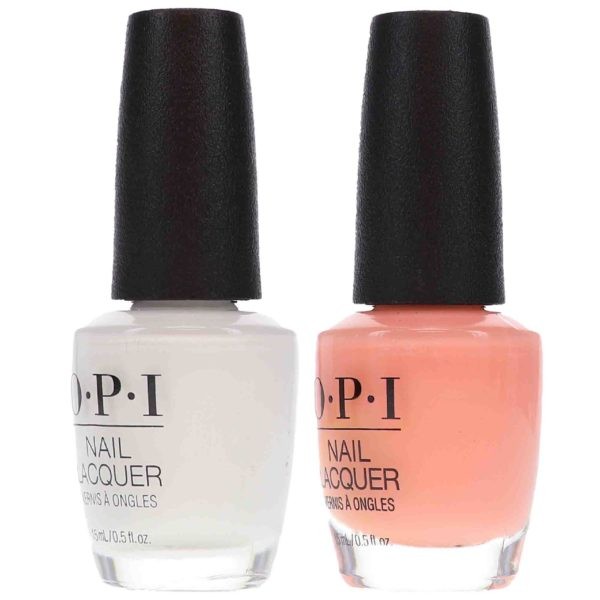 OPI Coney Island Cotton Candy 0.5 oz. and OPI Alpine Snow 0.5 oz Nude French Combo Set