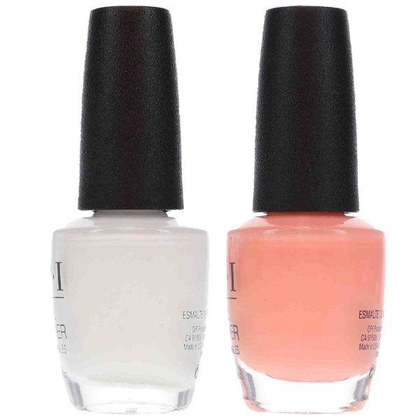 OPI Coney Island Cotton Candy 0.5 oz. and OPI Alpine Snow 0.5 oz Nude French Combo Set