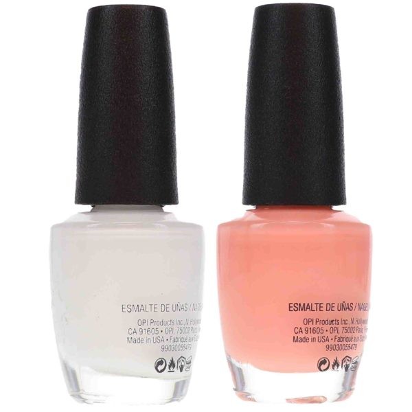 OPI Coney Island Cotton Candy 0.5 oz. and OPI Alpine Snow 0.5 oz Nude French Combo Set