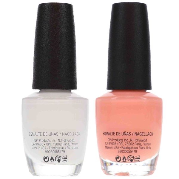 OPI Coney Island Cotton Candy 0.5 oz. and OPI Alpine Snow 0.5 oz Nude French Combo Set