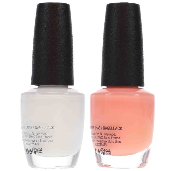 OPI Coney Island Cotton Candy 0.5 oz. and OPI Alpine Snow 0.5 oz Nude French Combo Set