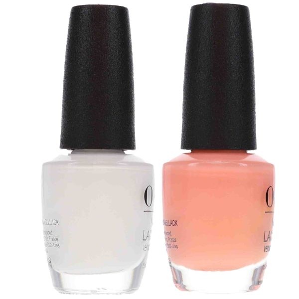 OPI Coney Island Cotton Candy 0.5 oz. and OPI Alpine Snow 0.5 oz Nude French Combo Set