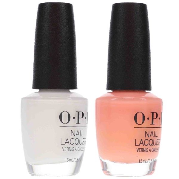 OPI Coney Island Cotton Candy 0.5 oz. and OPI Alpine Snow 0.5 oz Nude French Combo Set