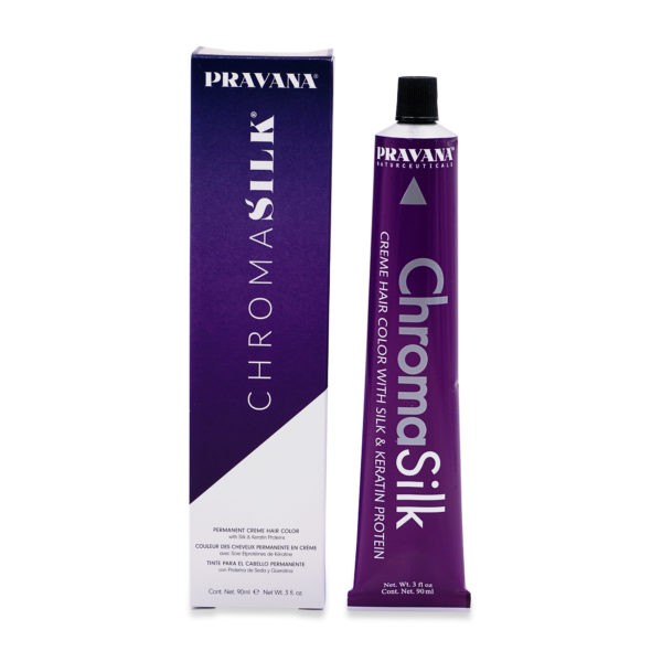 Pravana ChromaSilk Creme Hair Color 7.11 Intense Ash Blonde, 3 oz.