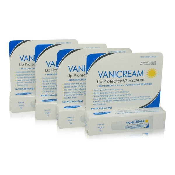 Vanicream Lip Protectant Tube - 0.35 Ozs  4 pack