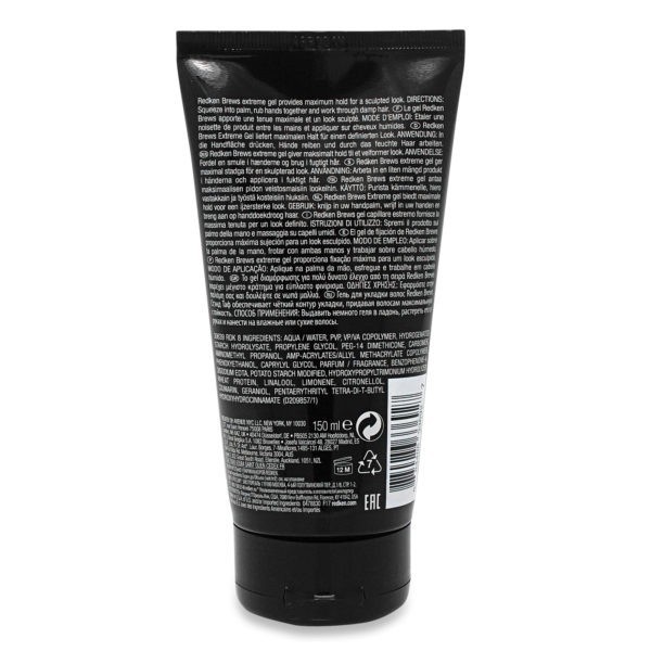 Redken - Brews Stand Tough Extreme Gel - 5 Oz