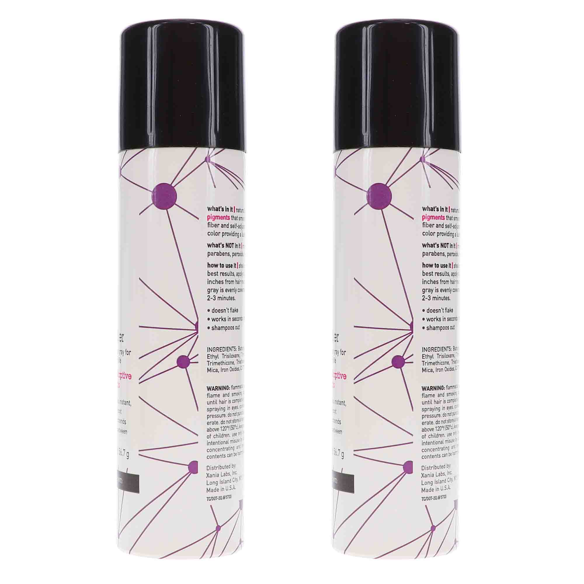 Style Edit Dark Brown Root Concealer Touch Up Spray 2 oz 2 Pack