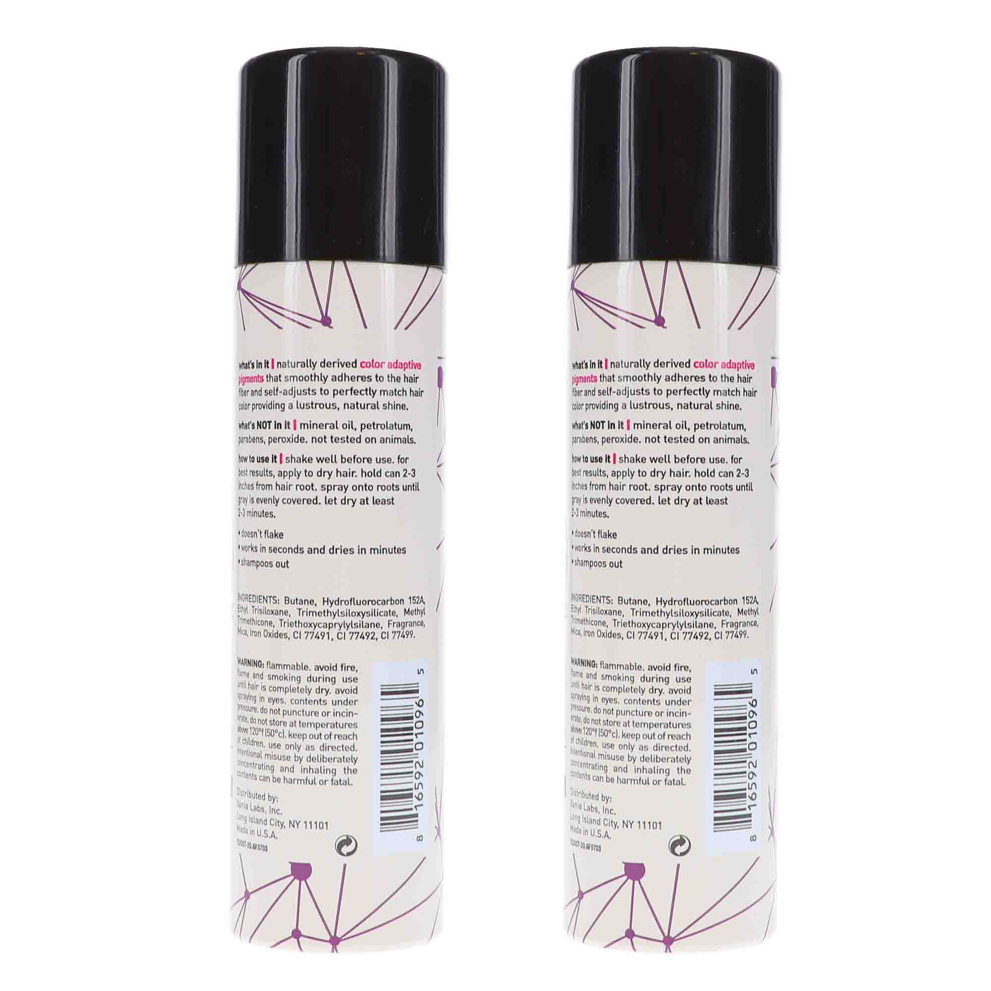 Style Edit Dark Brown Root Concealer Touch Up Spray 2 oz 2 Pack