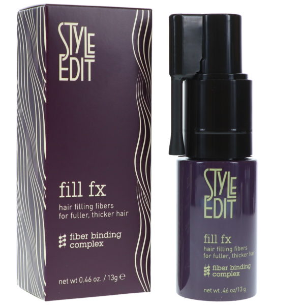 Style Edit Fill FX Instant Hair Building Fibers Spray Black 0.46 oz