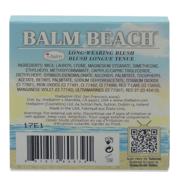 theBalm Balm Beach Warm it Up Face Blush 0.225 Oz